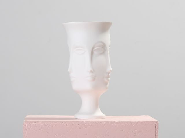 Jonathan Adler Dora Maar Urn vaasi valkoinen