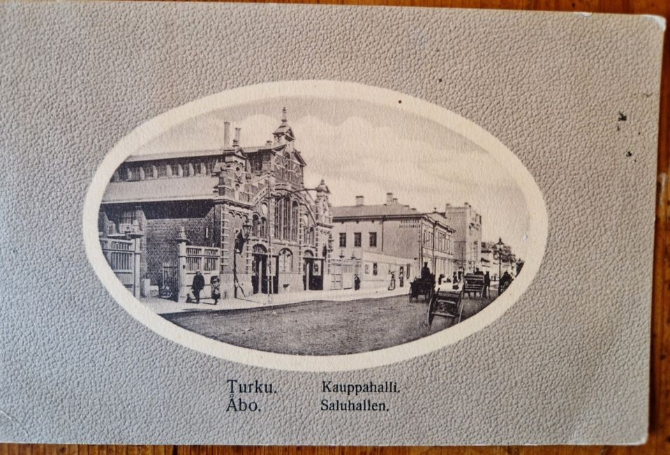 Postikortti Turun kauppahalli 1920