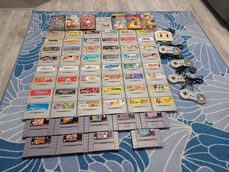 Nintendo Super Famicom ja USA SNES Pelejä