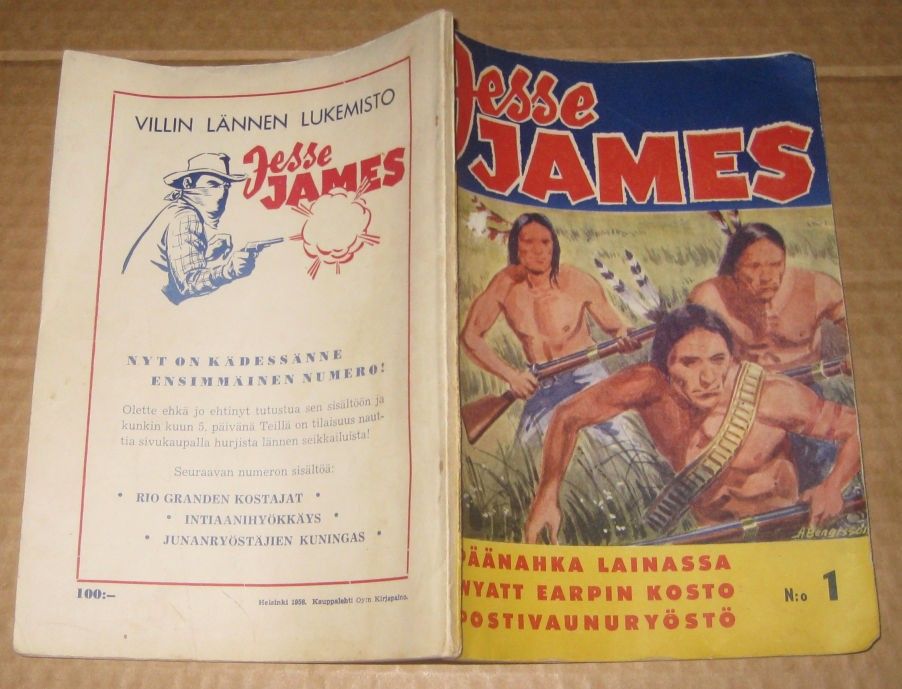 Jesse James 1/58, El Sordo, Lännensarja, Colt, Colorado, Virginia