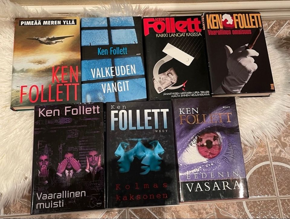 KEN FOLLETT KIRJAT , 7 KPL