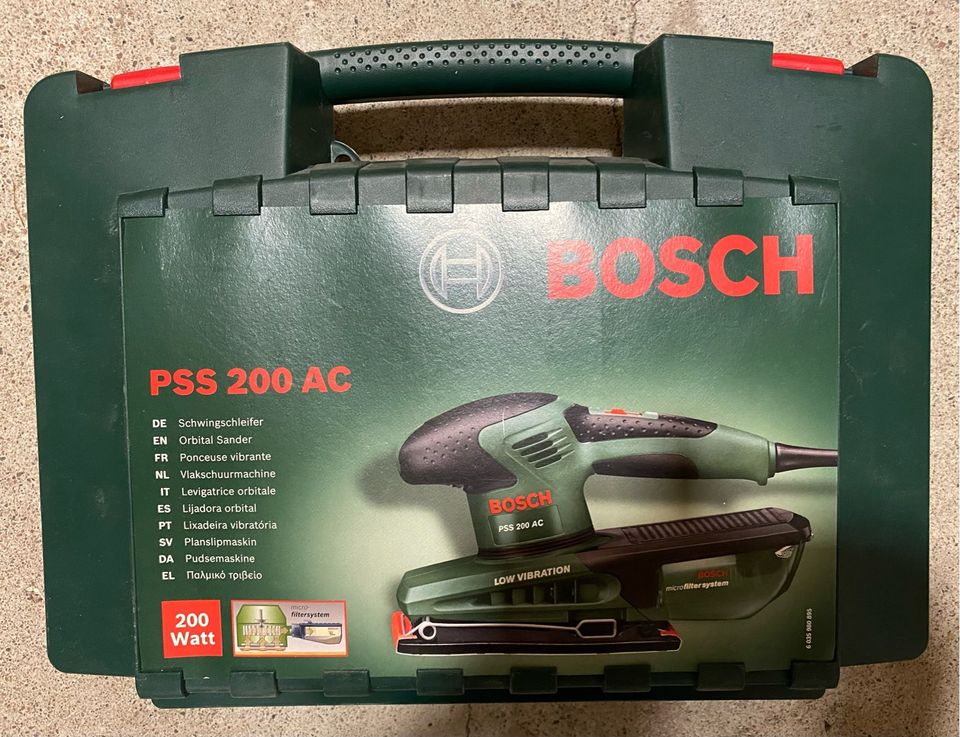 Bosch PSS200 AC tasohiomakone