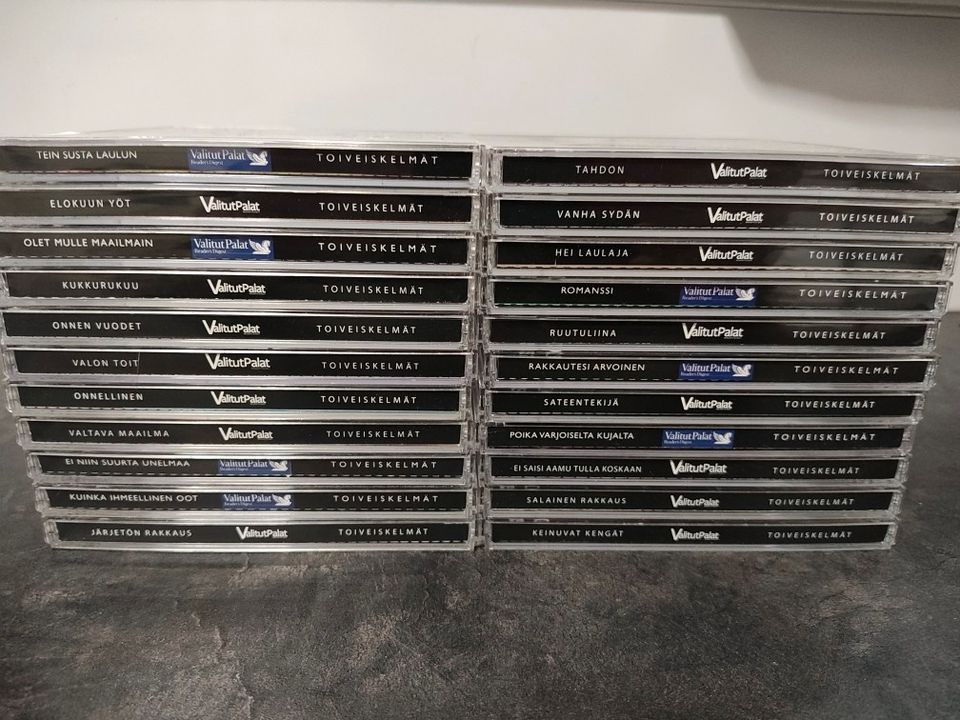 Toiveiskelmät tupla-CD levyjä 22kpl
