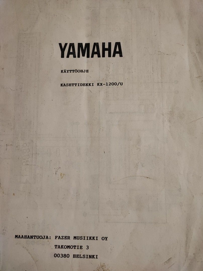 Yamaha kx 1200