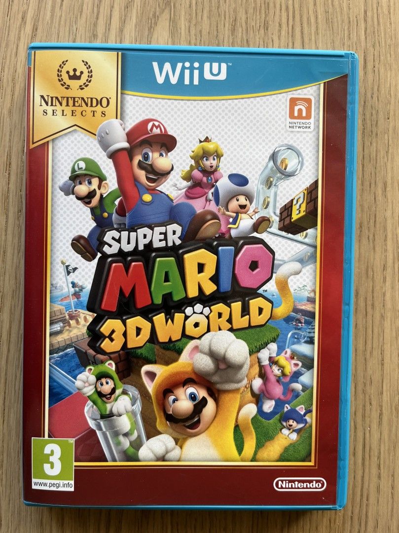 Super Mario 3D World Nintento WiiU-peli