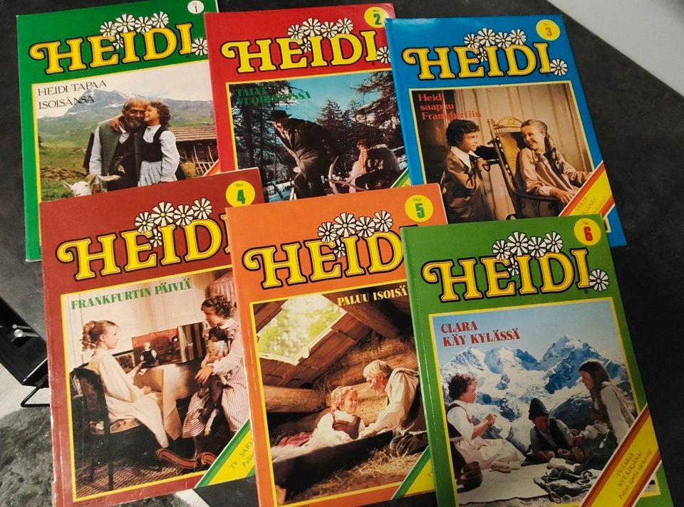 Heidi albumit 1-6 (1979-1980)