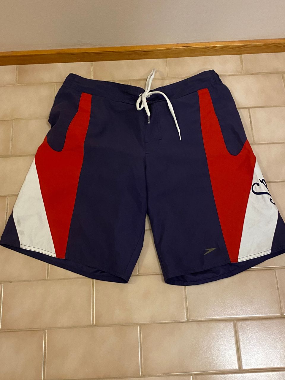 Speedo Surffi Shortsit Uimashortsit Violetti Valkoinen Punainen Koko M