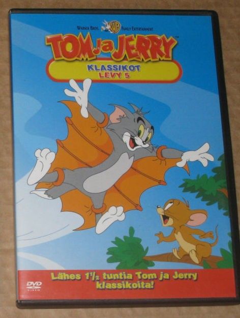 DVD elokuvat (animaatiot  - 6 kpl)