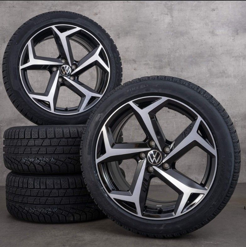 VW ORIG R18x8 5x112 ET44 +235/45R18 Pirelli Sottozero Winter 240 Series II uudet