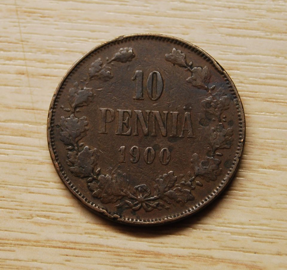 10 Penniä 1900 Nikolai II