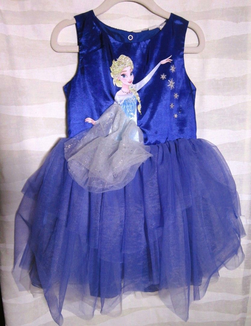 Juhlamekko .Disney. Elsa.Koko 104cm