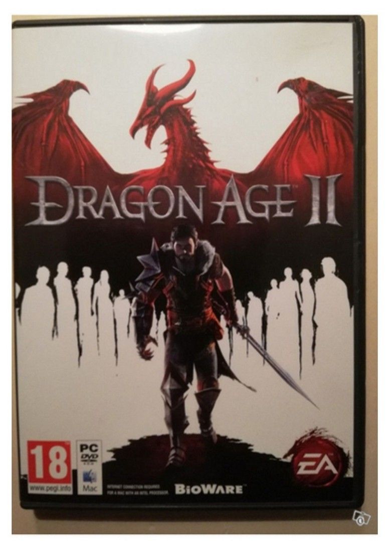 PC DVD ROM Dragon Age II peli