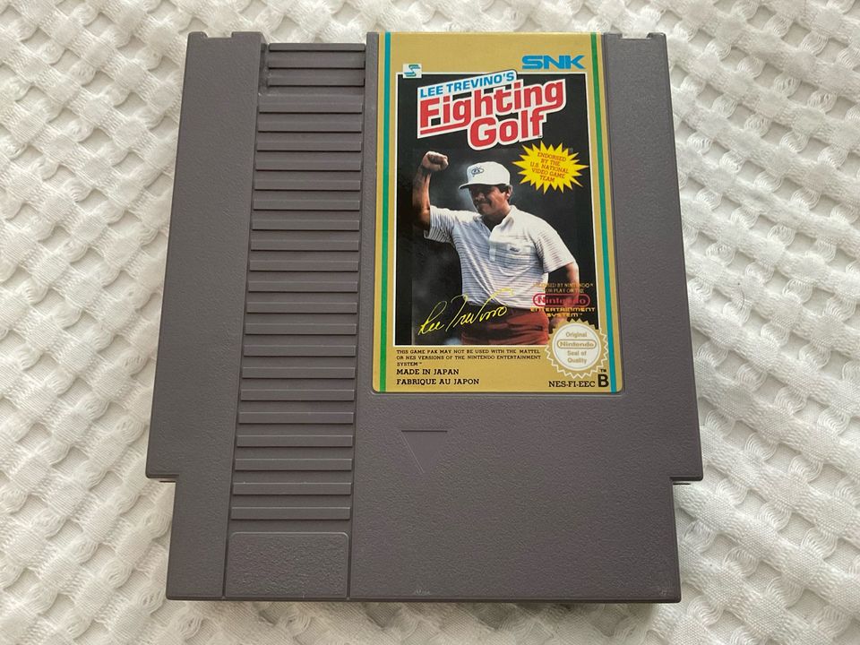 Lee Trevinos Fighting Golf Nintendo 8-Bit NES