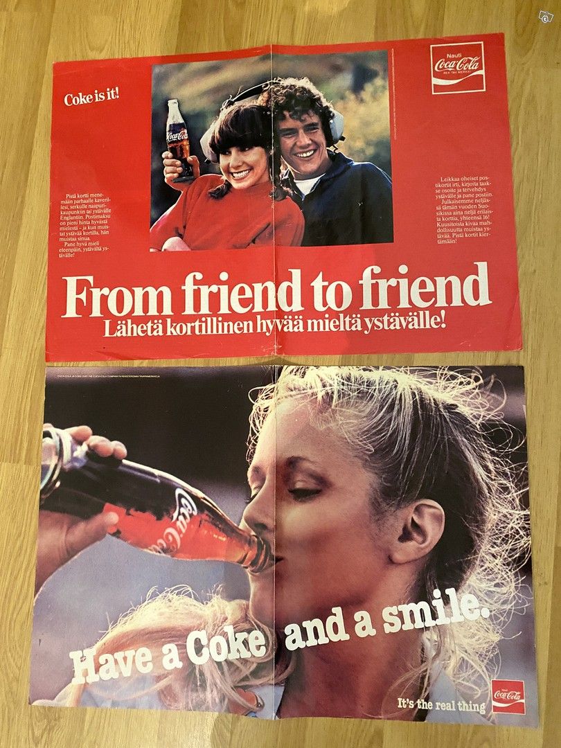 Coca Cola julisteet