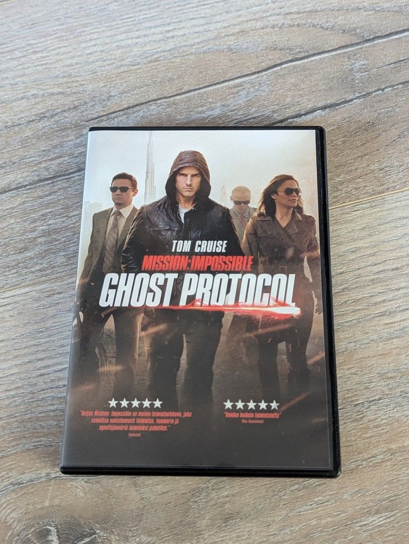 Mission Impossible: Ghost Protocol elokuva DVD