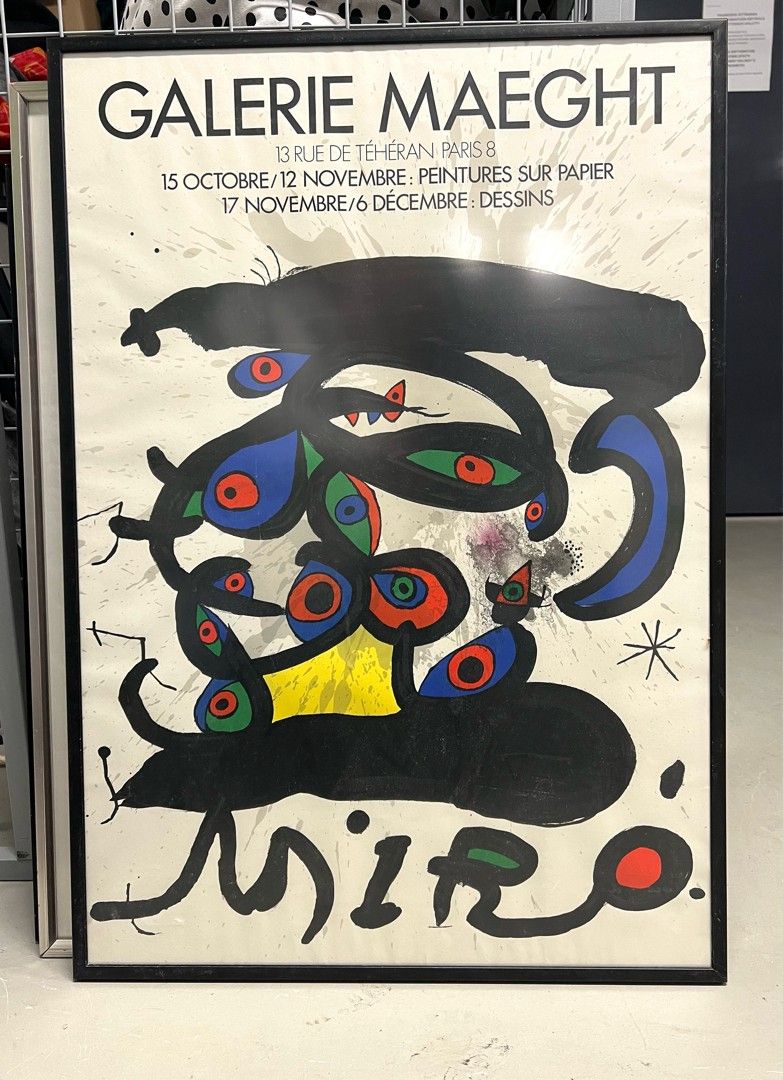 Joan Miro näyttelyjuliste
