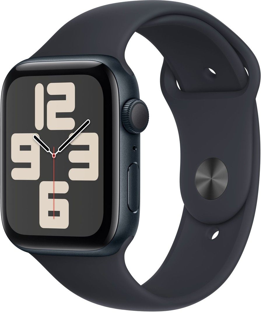 Apple Watch SE 2nd Gen 44mm GPS (keskiyö alu./kes. urheiluranneke M/L)