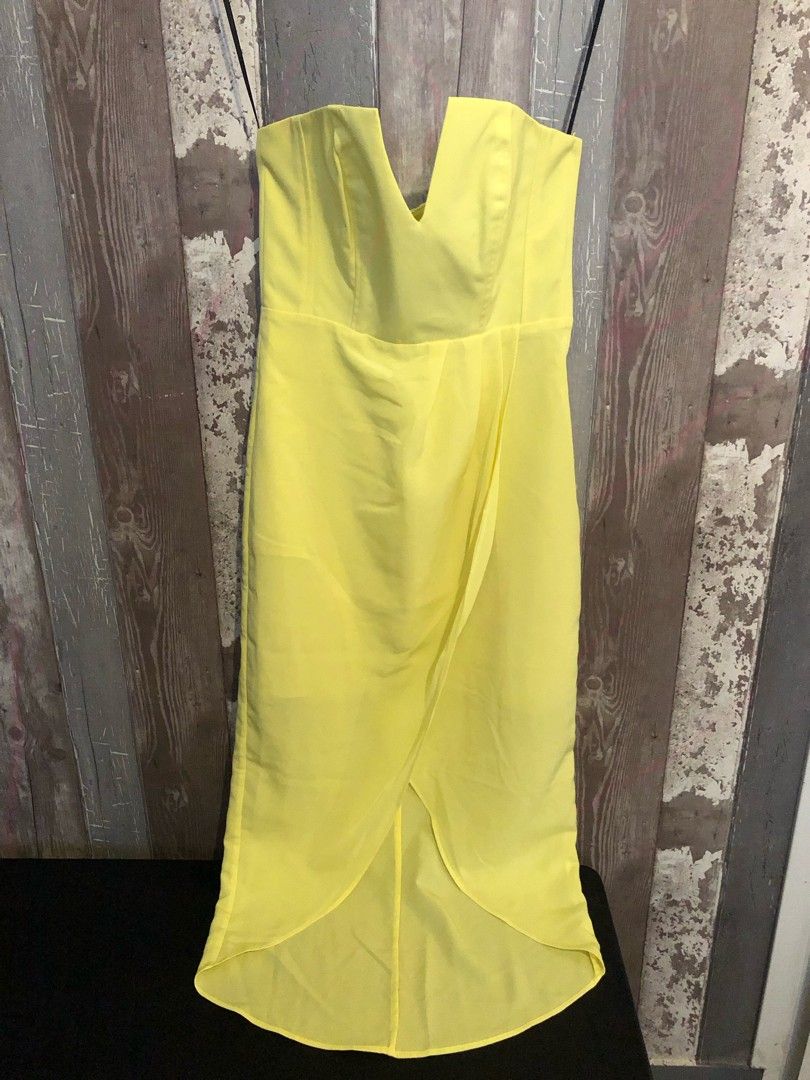 Uusi keltainen mekko koko 34