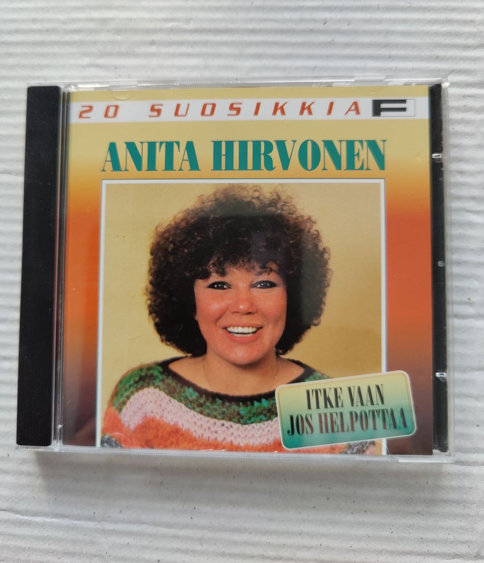 CD Anita Hirvonen/Itke vaan jos helpottaa
