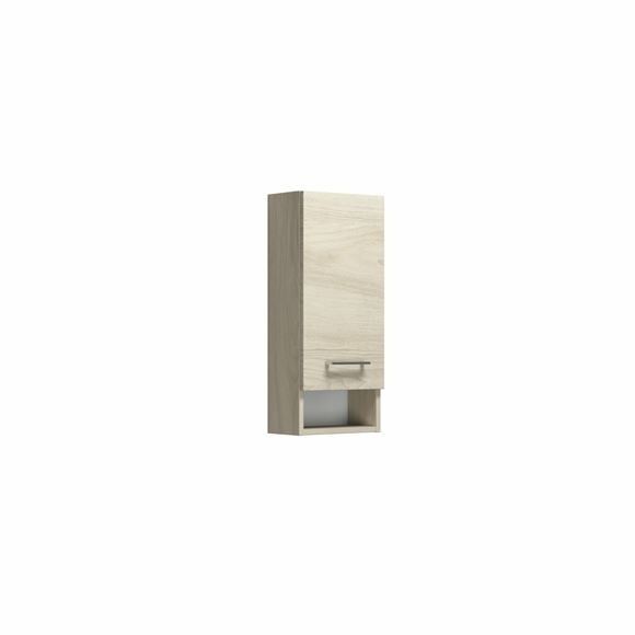 Kylpyhuoneen pieni seinäkaappi Mido, valkojalava