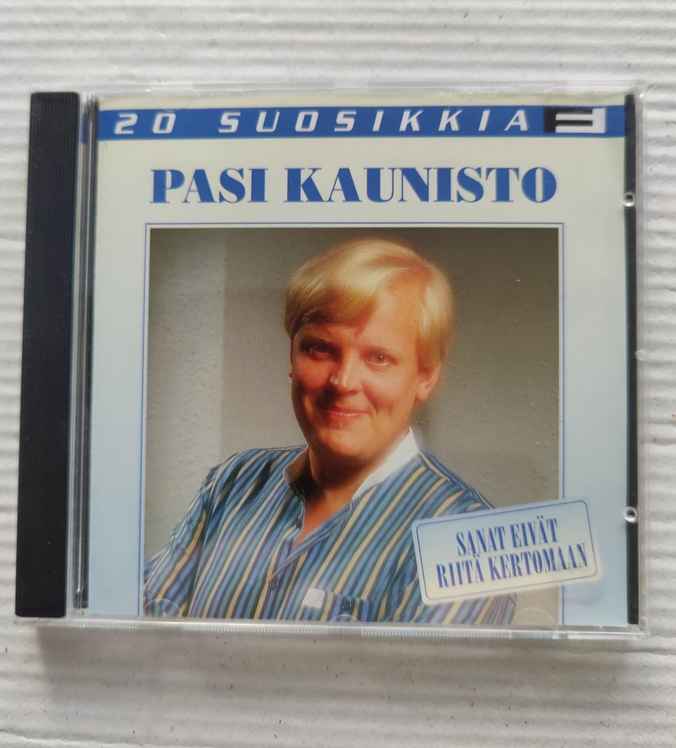 CD Pasi Kaunisto/Sanat eivät riitä kertomaan