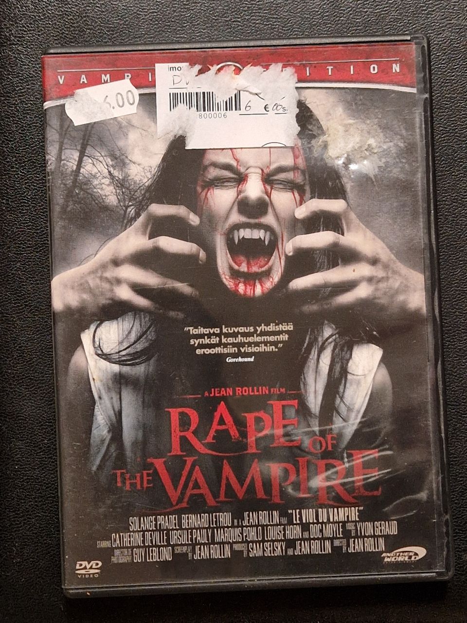 Rape of the Vampire - FI DVD