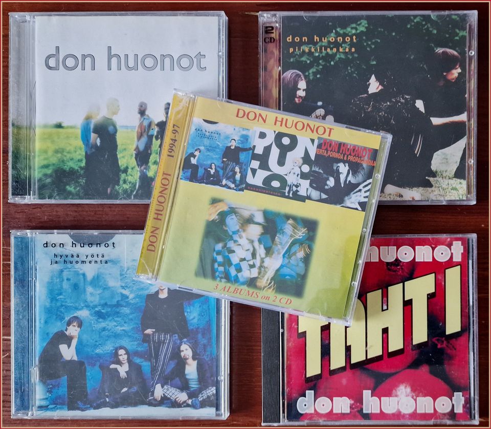 5 kpl DON HUONOT Cd:eitä (6 eri albumia)