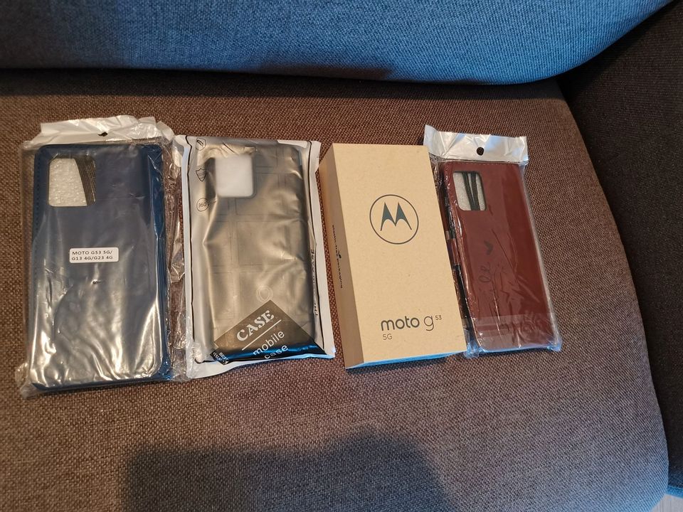 Uusi Motorola Moto G53 5G ja 3 käyttöttämiä suo.