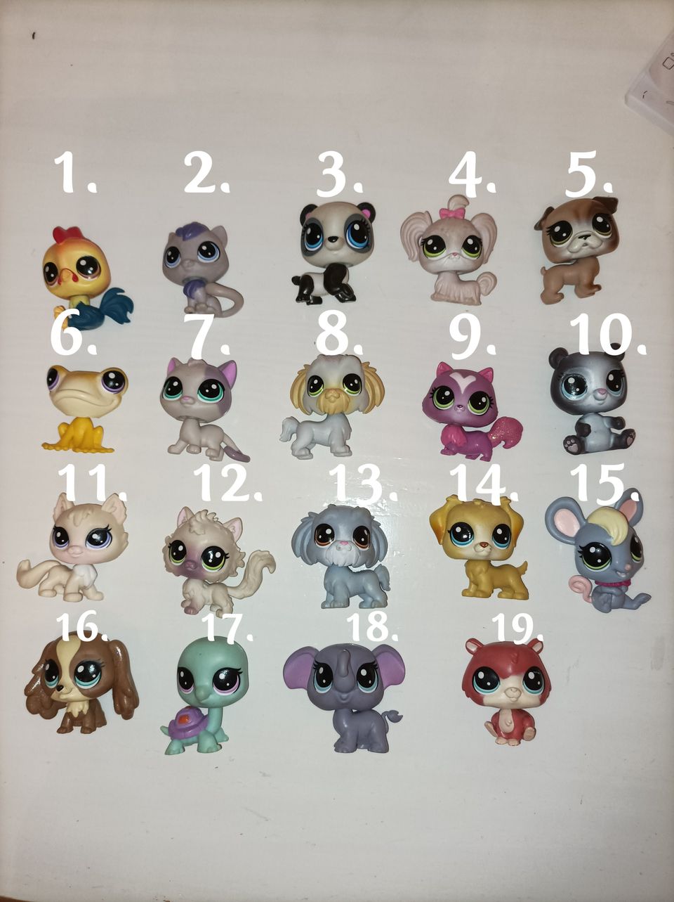 Erilaisia Littlest Pet Shop