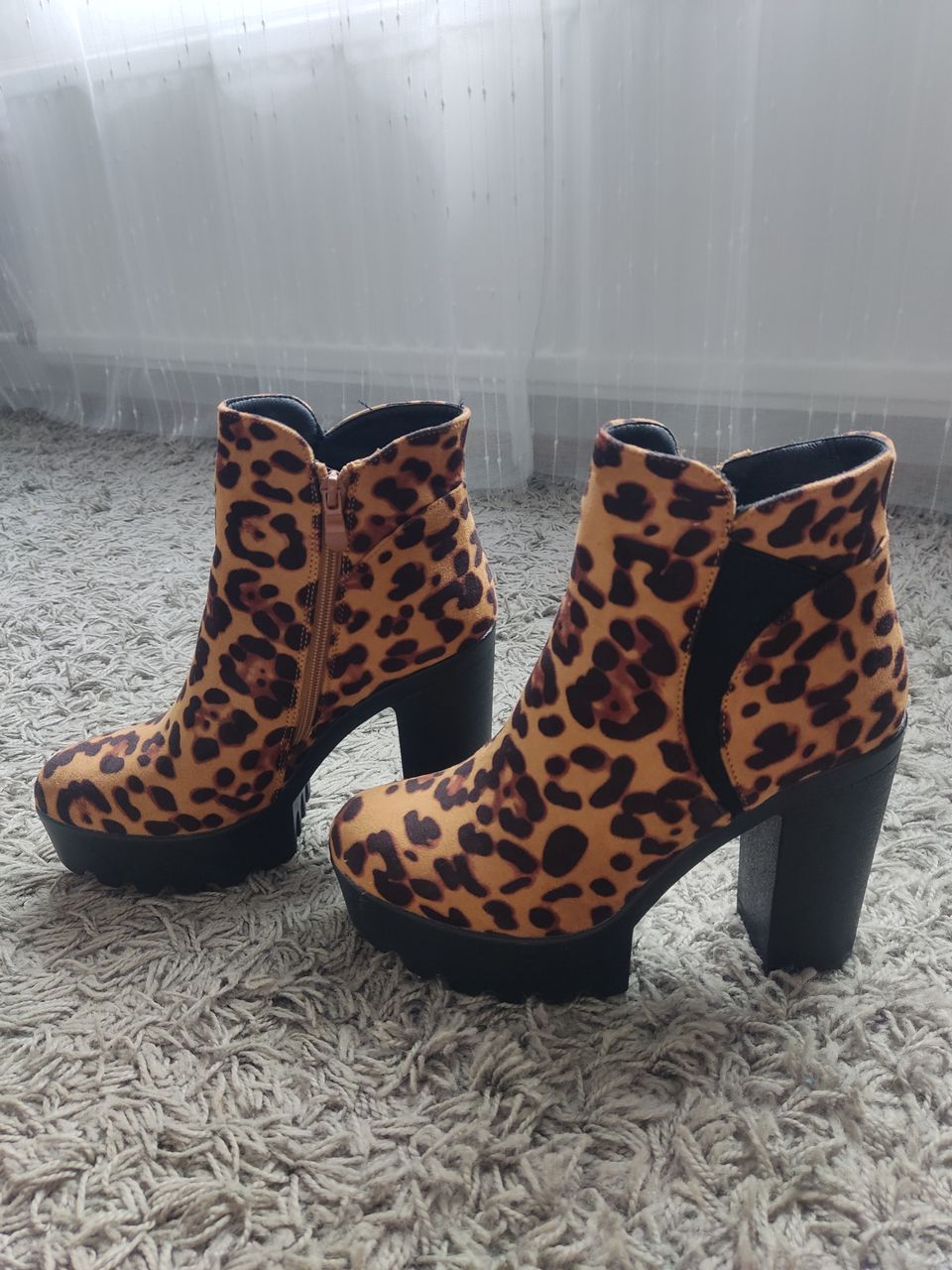 Leopard Boots