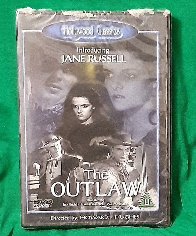 (UUSI) The Outlaw DVD Howard Hughes 1943