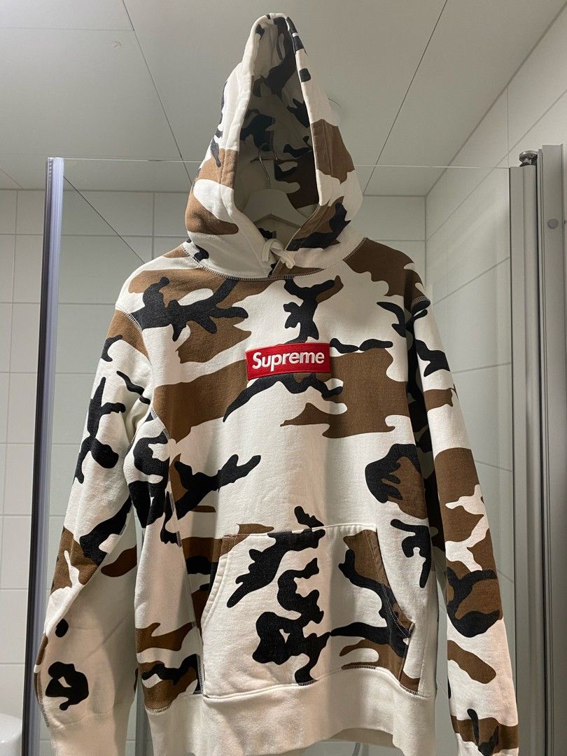 Supreme box logo cow camo