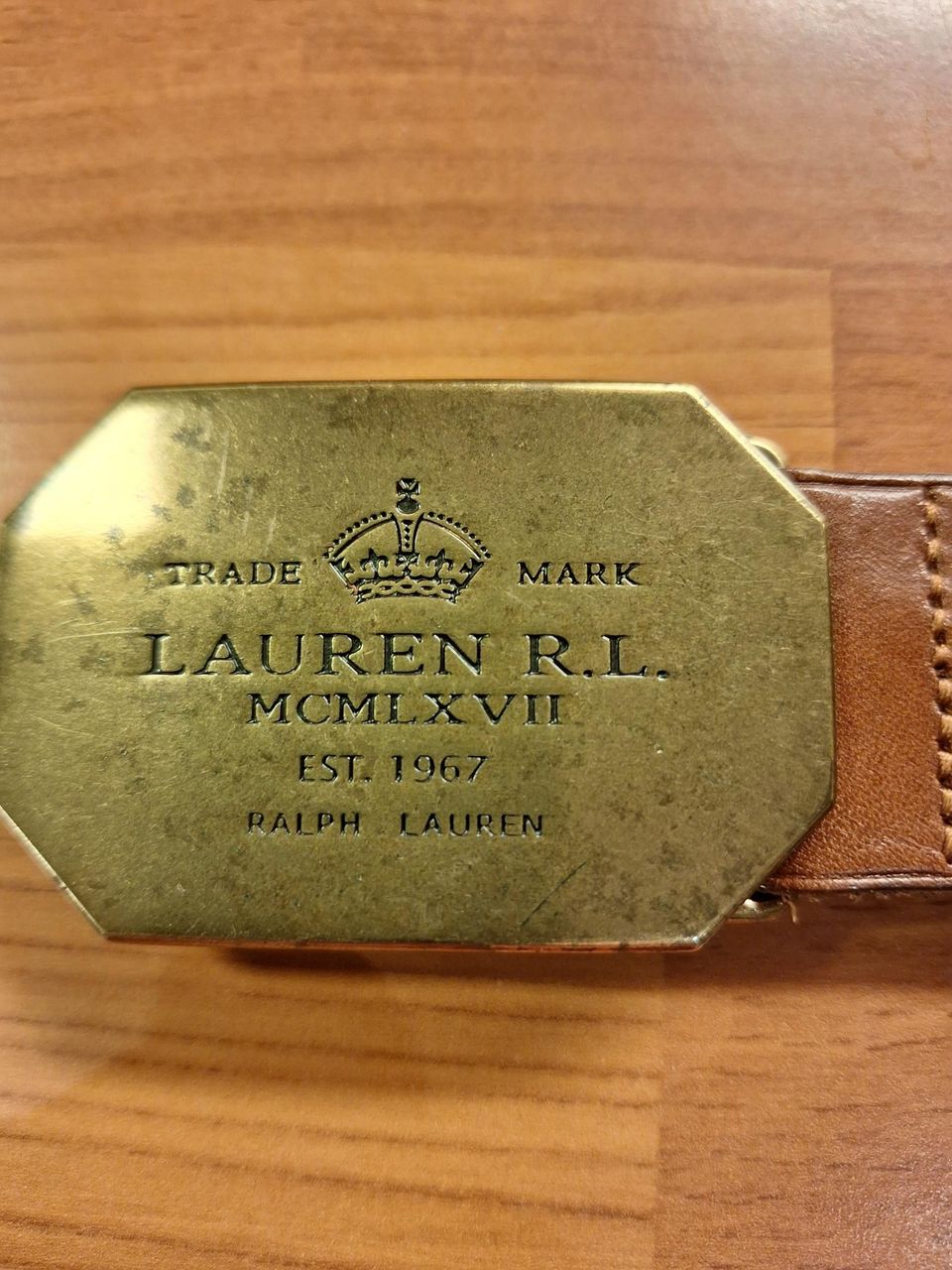 Ralph Lauren naisten nahkavyö