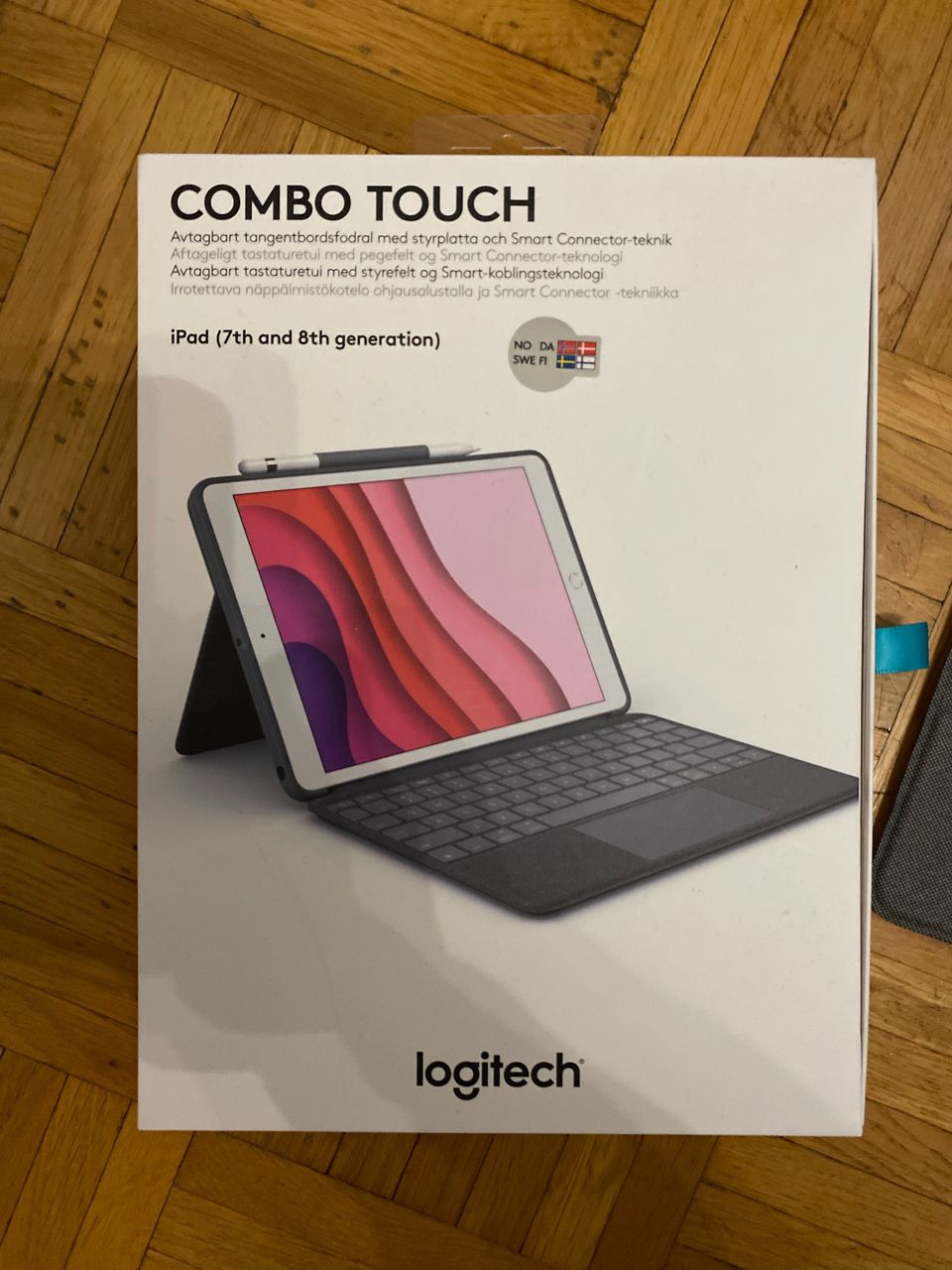 Logitech Combo Touch -näppäimistö iPadille (7. 8. ja 9. sukupolvi)