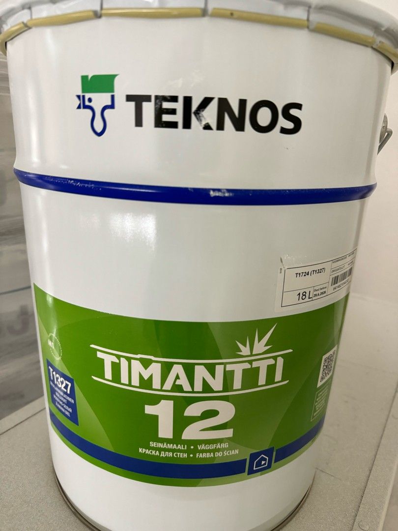 Teknos Timantti 12 seinämaali / maalia 2x18l sävy:T1724