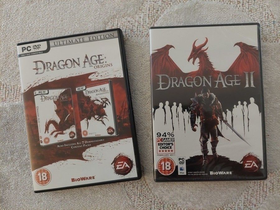 Dragon Age ja Dragon Age II PC -pelit