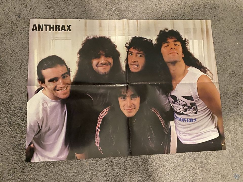 Anthrax juliste ja postikortti