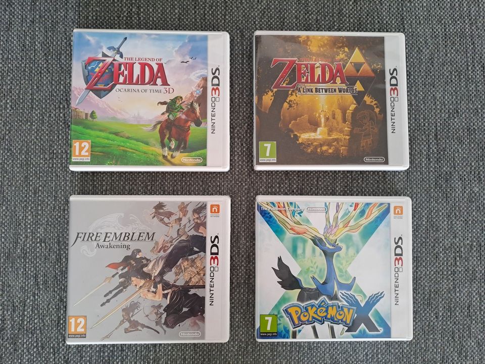 Wii-, 3DS-, DS- ja PS2 pelejä