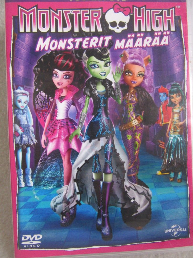 Monster High Monsterit Määrää dvd