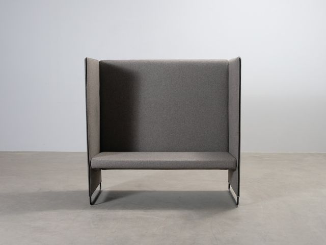 Pedrali Zippo 2-istuttava sohva harmaa