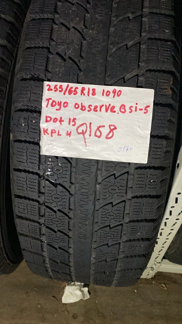 KITKARENKAAT 255/65r18 toyo dot15 Q168