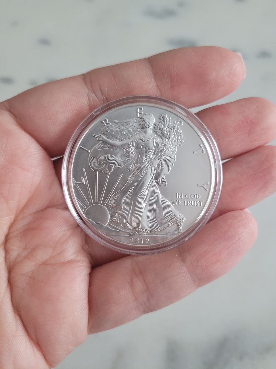 2012 American Eagle 1 oz Fine Silver Dollar