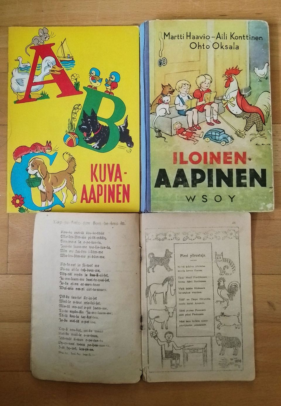 Aapiset,Karjala-Kaleva-Raivaaja 30-l, taidekirjat, Tanttu & Pälsi,