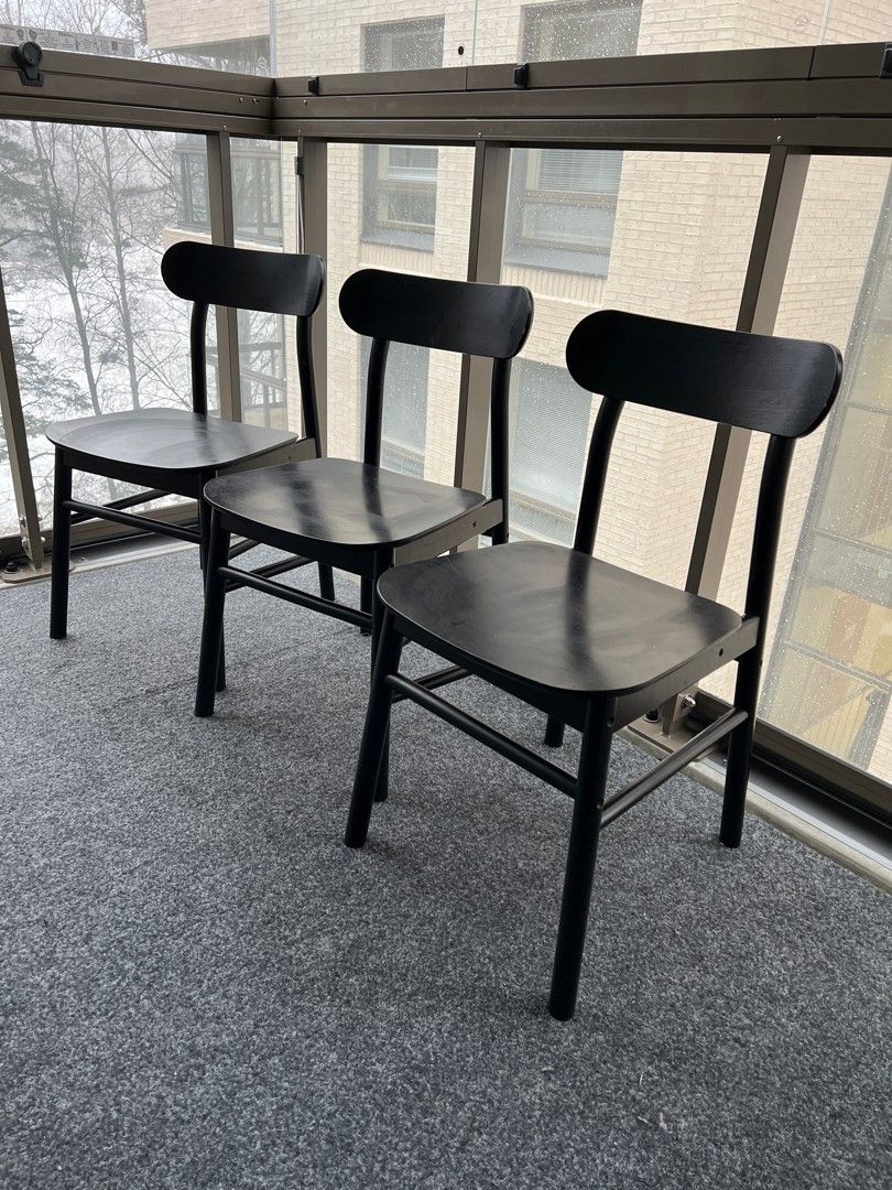 VARATTU Ikea Rönninge ruokapöydän tuolit 3 kpl