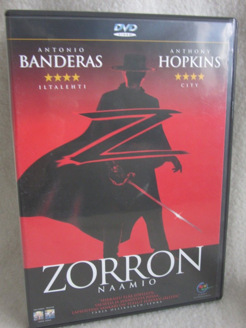 Zorron naamio dvd