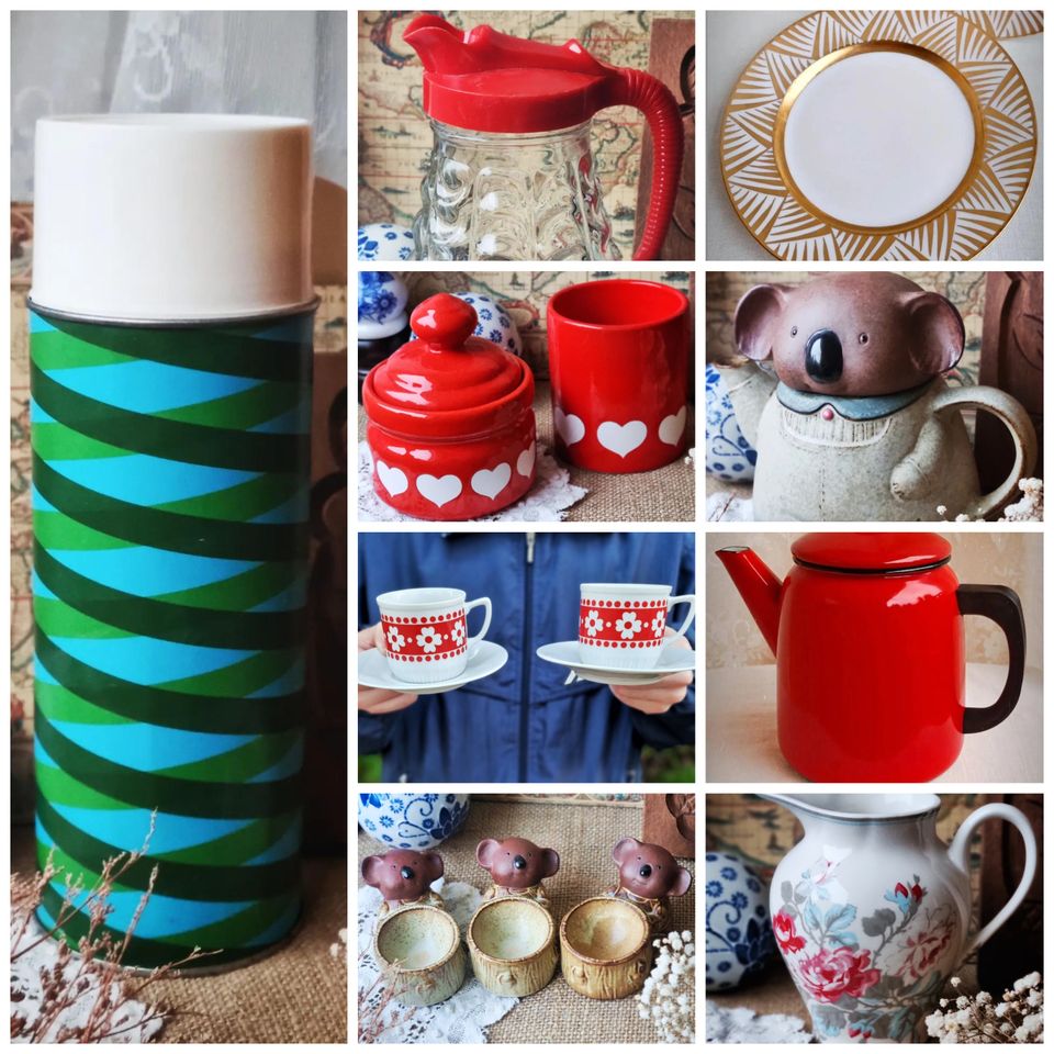 Vintage & Greengate keittiötavaraa