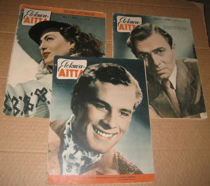 Elokuva-aitta lehdet (1954 - 1956)  - 12 kpl -