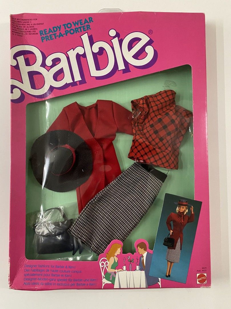 Barbie 4429 Pret-A-Porter vintage 1987 avaamaton