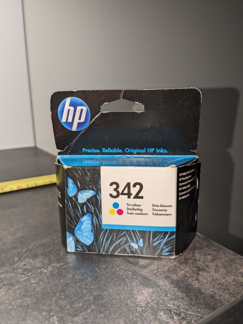 HP 342 mustepatruuna kolmiväri