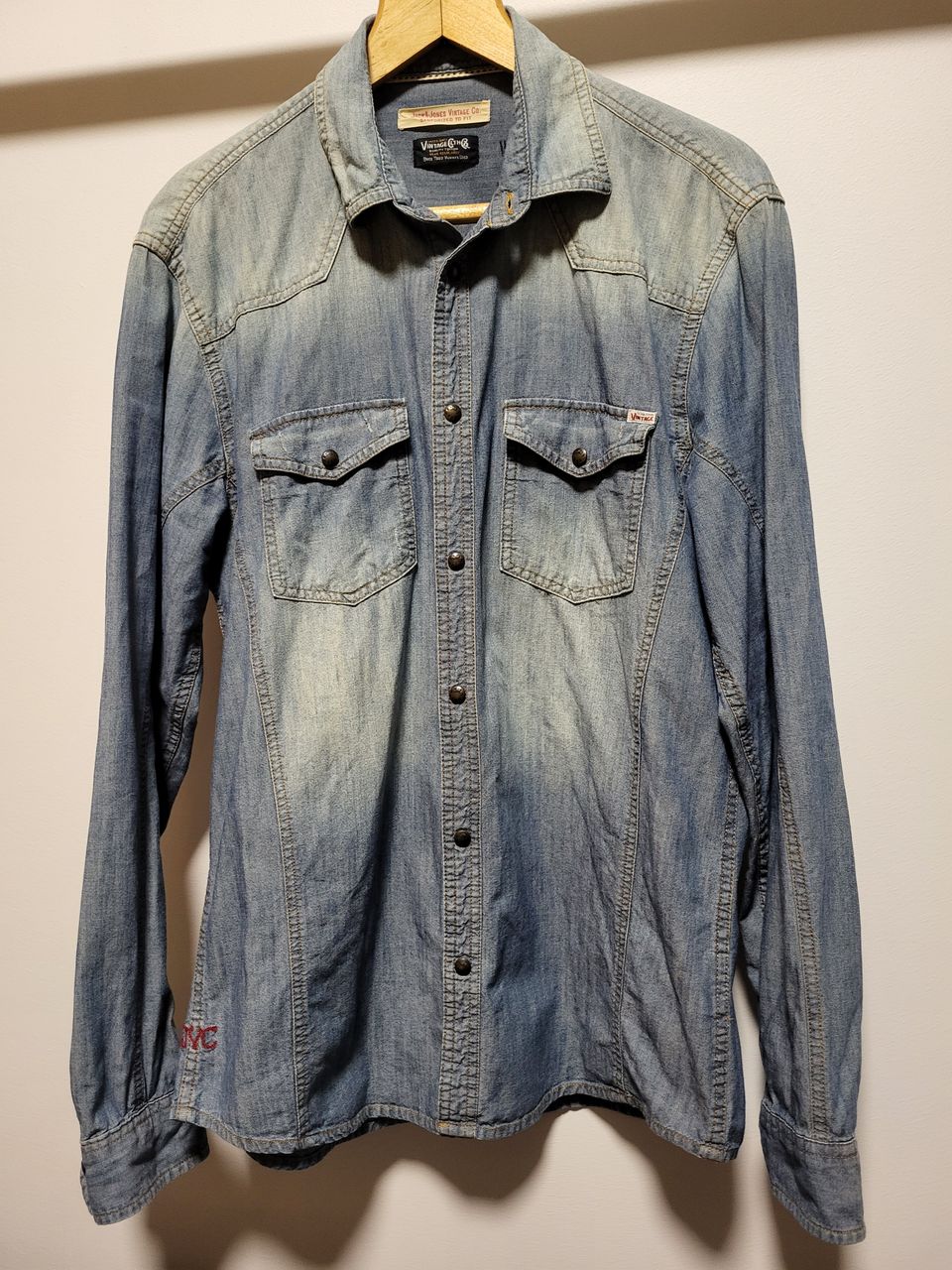 Jack&Jones Vintage, farkkukauluspaita, koko L